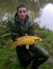 A boilie caught carp from Skilts at 4lb 5oz for Will Mason.